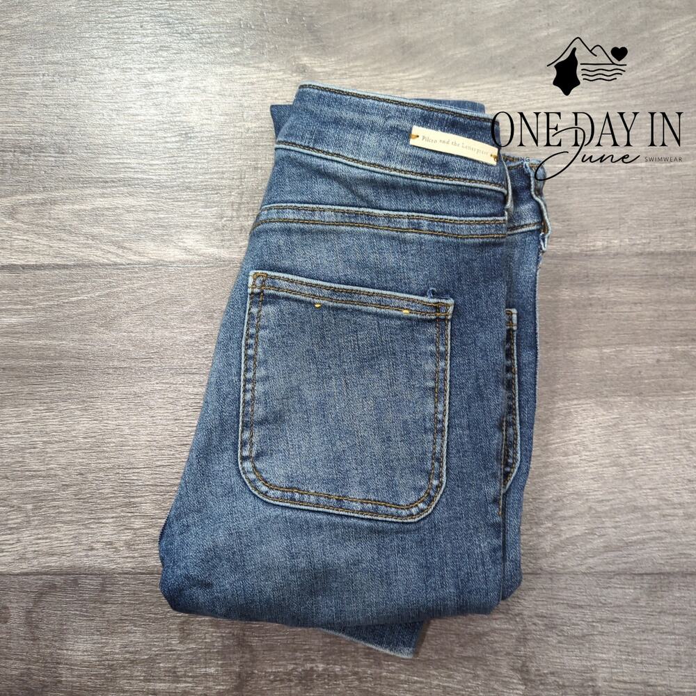 Pilcro and The Letterpress High Rise Denim Jegging Jeans Size 0 (25) - Picture 7 of 8